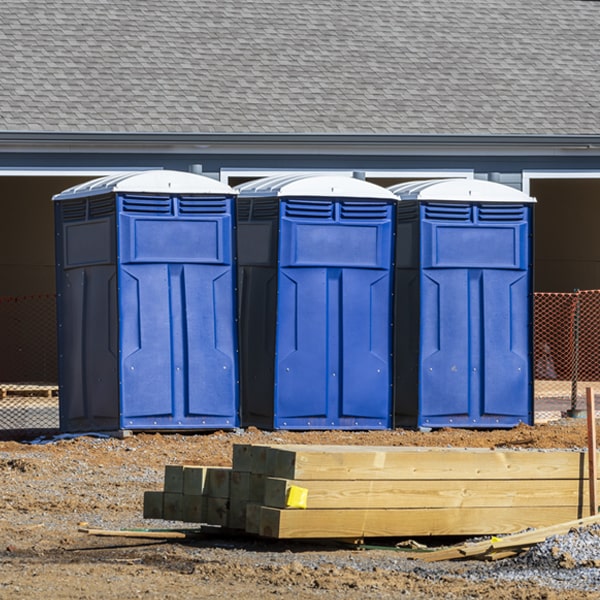 is there a specific order in which to place multiple porta potties in Claremont California